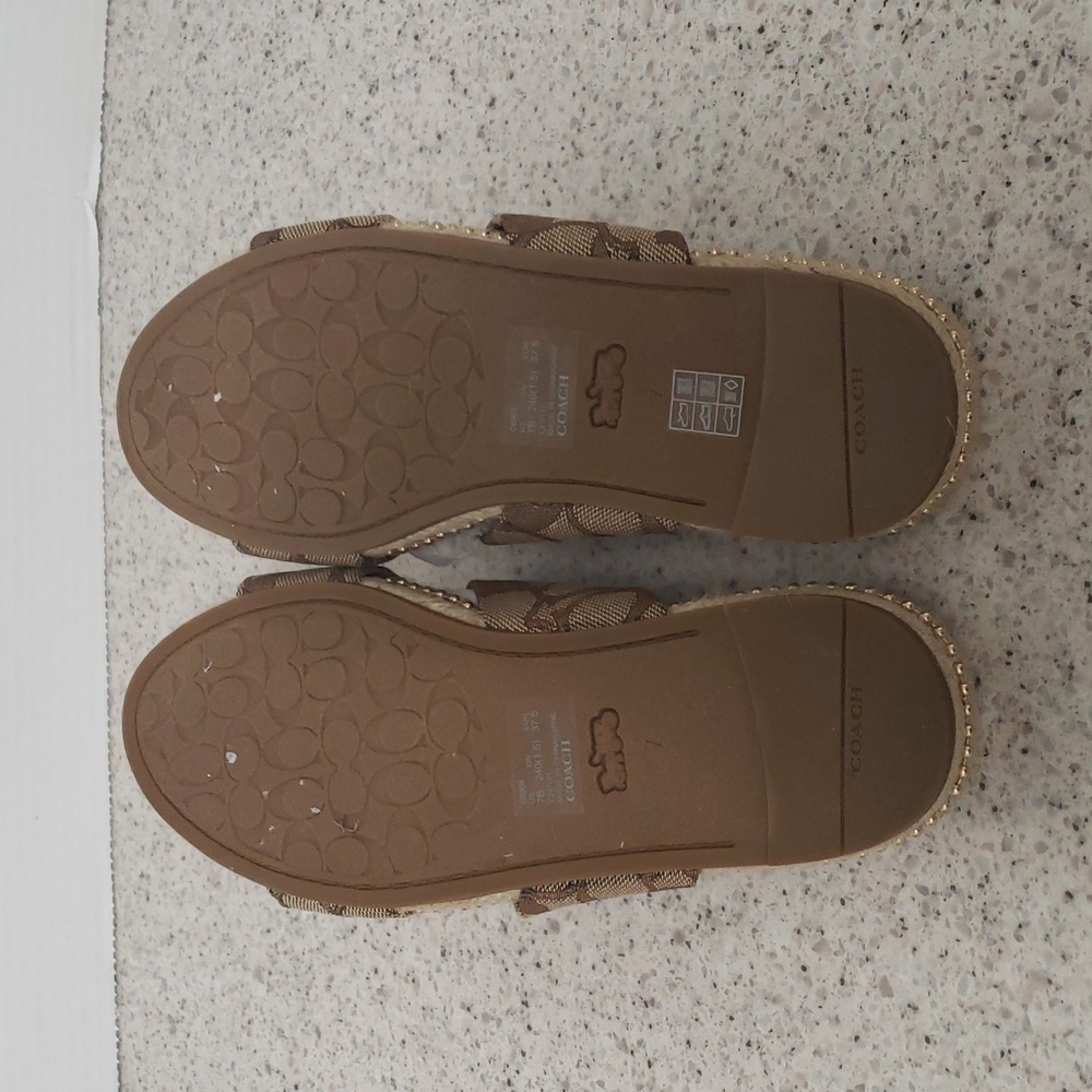 Coach Charli Sig Espadrill SZ 7 -‎ NWOT - Picture 7 of 7